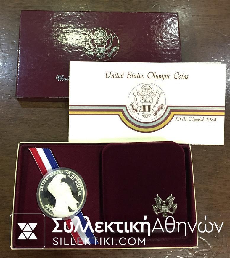 USA proof Dollar 1984